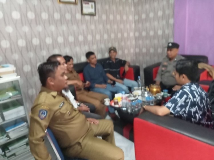 Kanit Binmas Polsek Mappedeceng,Gelar FGD Dengan Masyarakat Di Desa Harapan Luwu Utara