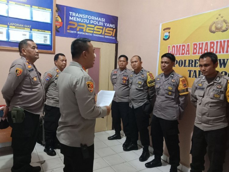 Polres Luwu Utara Gelar Lomba Bhabinkamtibmas,AKBP Galih : Tampilkan Yang Terbaik