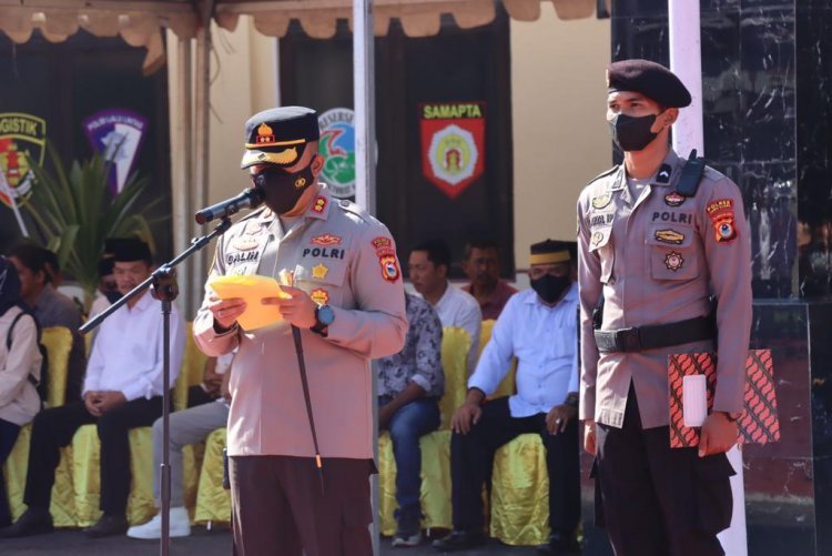 Kapolres Luwu Utara AKBP Galih Indragiri Tekankan Cakades Ciptakan Situasi Yang Kondusif