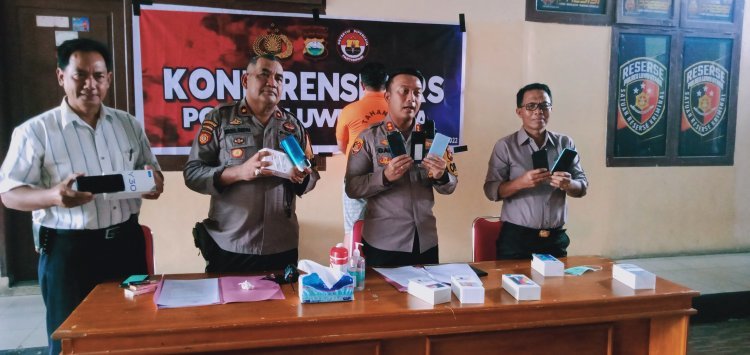 Polres Luwu Utara Berhasil Amankan Pencuri HP,AKBP Galih Indragiri Ini Realisasi Dari Laporki Pak Kapolres Ta'