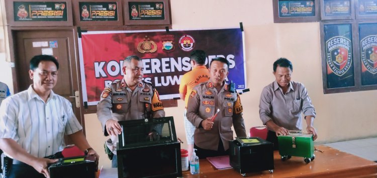 Meresahkan Masyarakat,Spesialis Pencuri Kotak Amal Diamankan Polres Luwu Utara