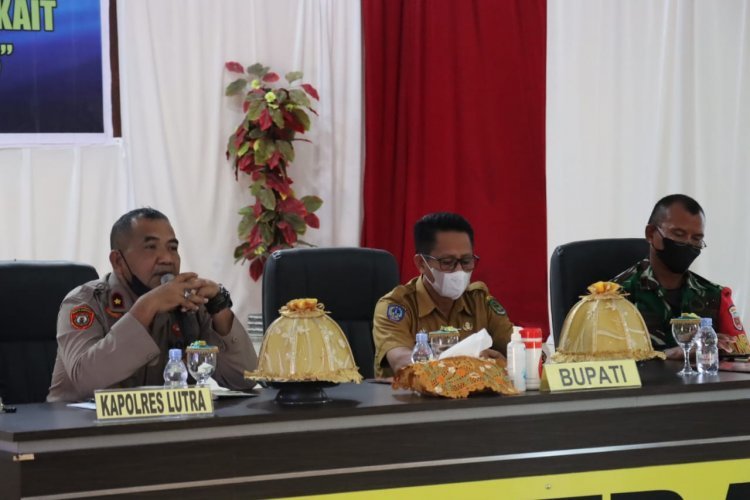 Persiapan Operasi Lilin Tahun 2022,Polres Luwu Utara Gelar Rakor