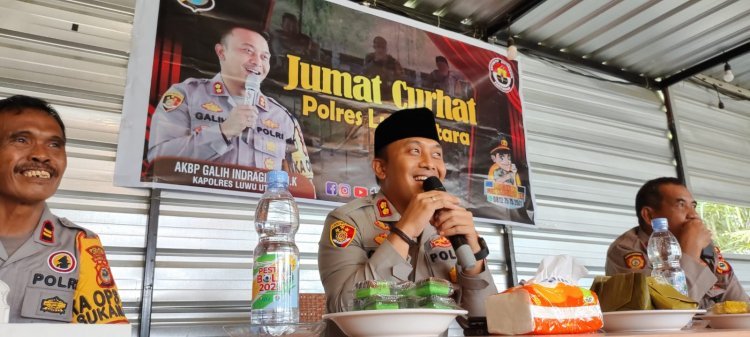 Tanggapi Curhatan Warga,AKBP Galih : Tidak Ada Ampun Jika Meresahkan