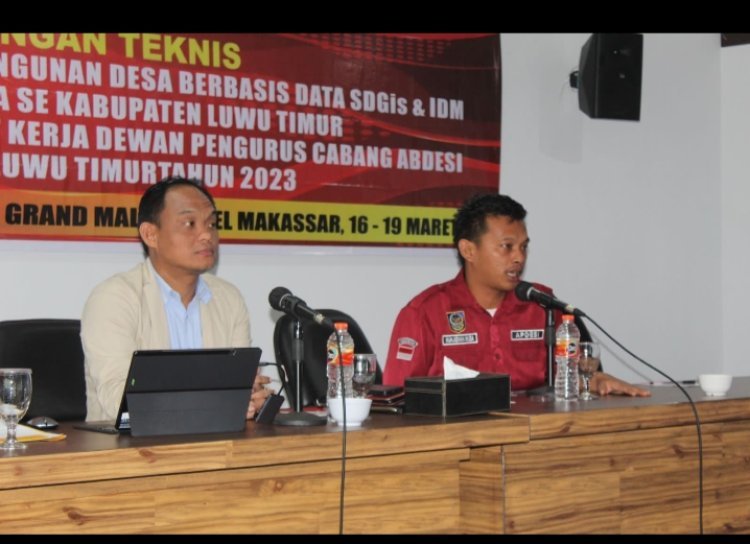 Apdesi Luwu Timur Gelar Raker Dirangkaikan Bimtek PPD Berbasis Data SDGs  Dan IDM