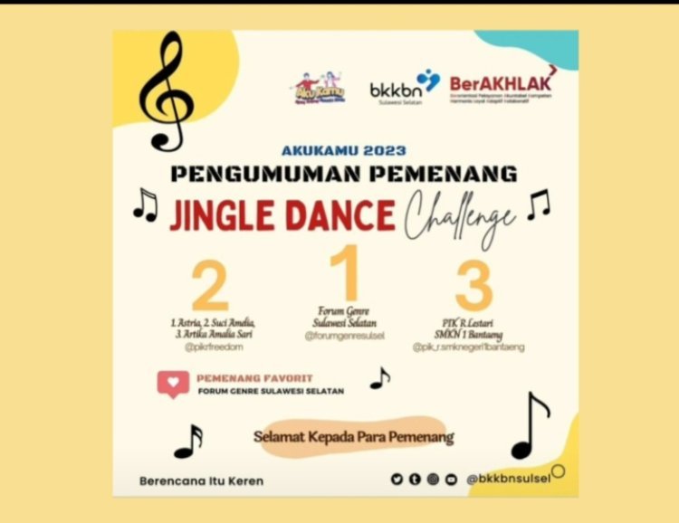 Pik Remaja Smkn 4 Luwu Utara Juara 2 Lomba Jingle Dance Tingkat