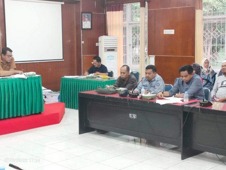 RDP Komisi I DPRD Kabupaten Luwu Utara, Muhajirin : Penetapan Anggaran ini Perlu Disrasionalkan dengan keadaan.