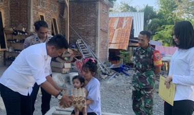 Kurangi Anak Stunting,Polres Palopo Berikan Bantuan Asupan Gizi