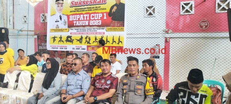 Hadir Pada Pembukaan Kejuaraan Pencak Silat Antar Pelajar Se-kabupaten Luwu Utara,Kapolsek Masamba : Jaga Sportifitas