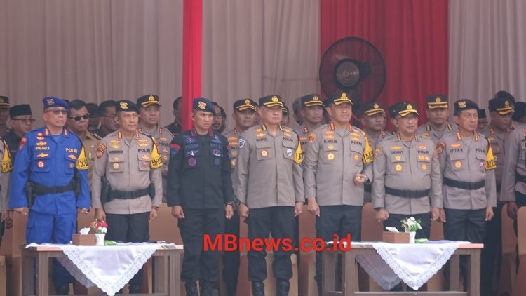 Karo SDM Polda Sulsel Hadiri Upacara HUT Brimob Ke-78 Tahun 2023