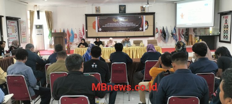 KPU Luwu Utara Gelar Rakor Optimalisasi Pelaksanaan Sosialisasi