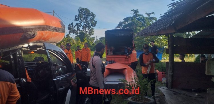 Jajaran Polsek Malangke Barat Sigap Mendatangi TKP Warga Pombakka Yang Hilang