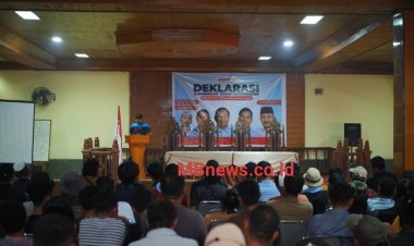 Cakka Pimpin Deklarasi Bergerak1912! Janji akan Menangkan Prabowo Gibran di Tanah Luwu