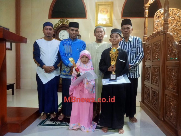 Dua Santri TPA Masjid Nurul Yaqin BTN Merdeka Ukir Prestasi di FASI Kota Palopo