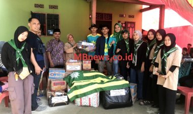 Hizbul Wathan Palopo Peduli, Salurkan Donasi Kepada Pengungsi Dari Kecamatan Latimojong Luwu
