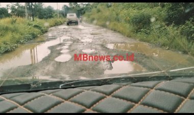 Kondisi Jalan Berlubang