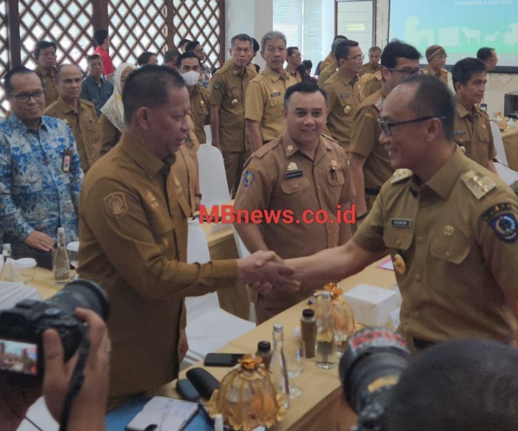 Pj Bupati Enrekang Hadiri High Level Meeting TPID Sulsel, Bahas Stabilitas Pangan Jelang Idul Adha