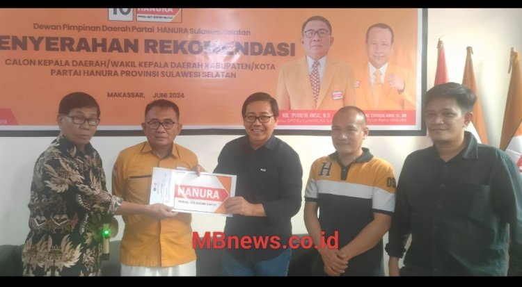 Kian Mantap Maju Pilkada Lutra, Suaib Mansur Dapat Rekomendasi Dari DPP Hanura