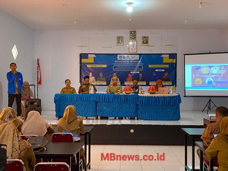 Workshop Internal Peningkatan Kompetensi Guru Sukses digelar di Technopark SMK Negeri 2 Gowa Sulsel