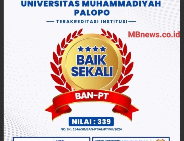 Raih Skor 339, Institusi Universitas Muhammadiyah Palopo Nyaris Terakreditasi Unggul