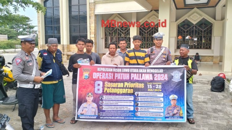 Ops Patuh Pallawa 2024, Polres Luwu Utara Massifkan Edukasi Keselamatan