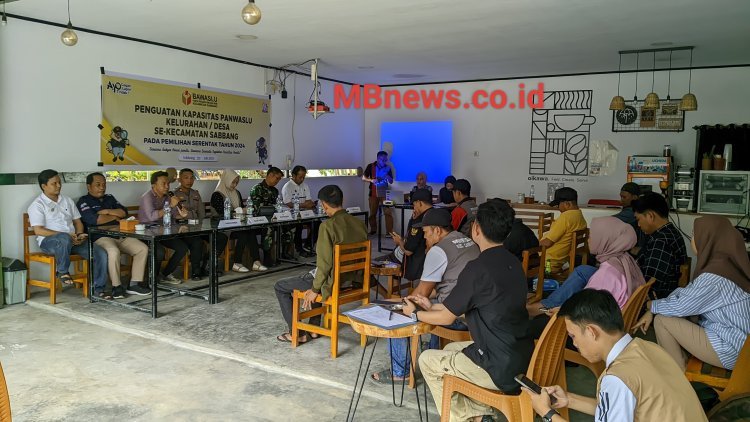 Panwaslu Kecamatan Sabbang Luwu Utara, Laksanakan Penguatan Kapasitas PKD