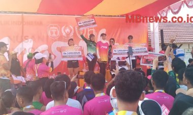 Diikuti Ribuan Peserta, Disporapar Bersama KONI Luwu Utara Sukses Gelar Masamba Run