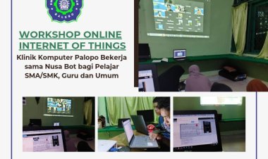 Santri SMK Muhammadiyah Balebo Ikut Serta Dalam Workshop IoT Intensif, Yang Digelar Klinik Computer Palopo dan Nusabot