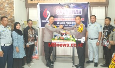 Satlantas Polres Luwu Utara Gelar Syukuran dan Berbagai Aktivitas Positif