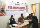 Gelar Tes Wawancara Calon PTPS,Ketua Panwaslu Bansel,Ridwan : Kita Cari Yang Memiliki Integritas Yang Tinggi dan SDM Yang Mumpuni