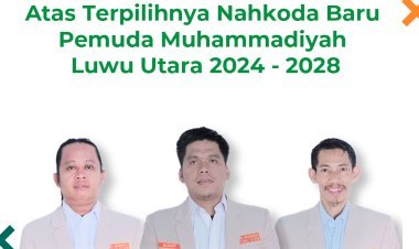 Tiga Kades Nahkoda Baru Pemuda Muhammadiyah Luwu Utara Periode 2024-2028