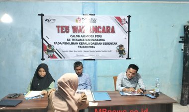 Panwaslu Masamba Luwu Utara Butuh 61 Anggota PTPS, Tes Wawancara Berlangsung Selama 5 Hari