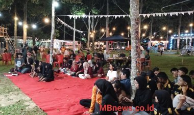 Sasar Pemilih Pemula, KPU Luwu Utara Gelar Kemah Demokrasi Di Wisata Alam Tirosoe