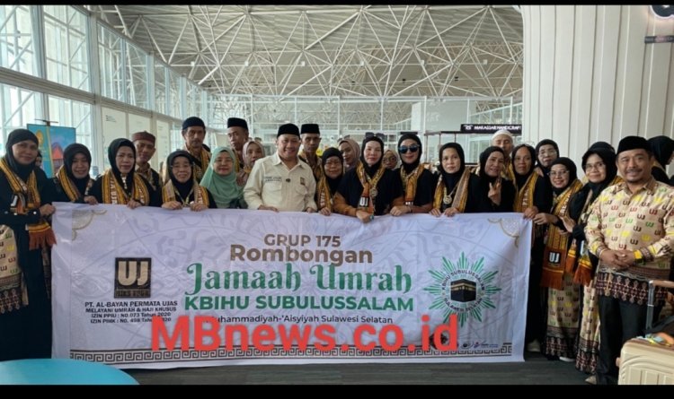 Kolaborasi KBIHU Subulussalam dan Ujas Tour Sukses Berangkatkan Jamaah Umrah Perdana