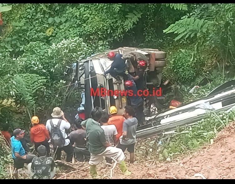 Ini Kronologi, Kecelakaan Tunggal di Jln Poros Palopo-Toraja