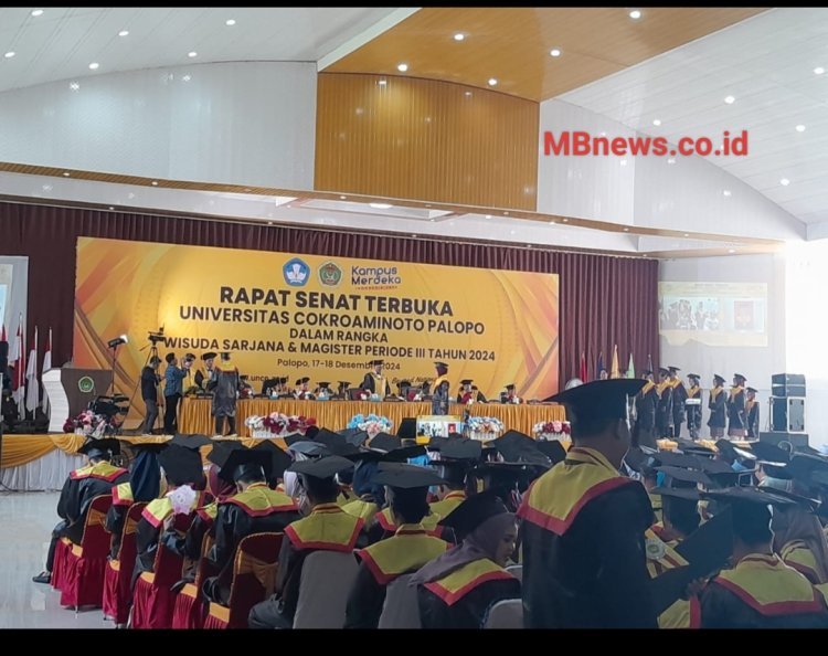 UNCP Palopo Resmi Wisuda 749 Mahasiswa